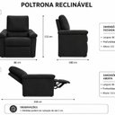 Ver imagem 3 de Poltrona Reclinável do Papai Conforto Yescasa