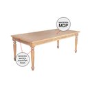Ver imagem 3 de Mesa de Jantar Madeira Maciça Rústica Retangular 270x100cm Francisca - Natural