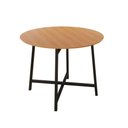 Ver imagem 1 de Mesa Redonda 90cm Modelo Festa - Base Preto Fosco