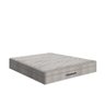 Box Baú Casal + Colchão Molas Marca Ortobom - Modelo Airtech De 138cm - Branco - 3