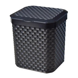 Cesto de Lixo Banheiro 5l Rattan + Organizador Jutta 2l - 3