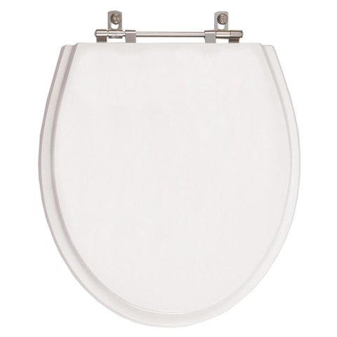 Assento Sanitário Poliéster Ritz Branco para vaso Deca