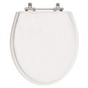 Ver imagem 1 de Assento Sanitário Poliéster Ritz Branco para vaso Deca