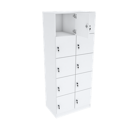 ARMÁRIO ESCANINHO 10 PORTAS CHAVE M274.B ORGANIZADOR MUNDI MOVEIS - 2