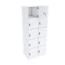 Ver imagem 2 de ARMÁRIO ESCANINHO 10 PORTAS CHAVE M274.B ORGANIZADOR MUNDI MOVEIS
