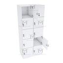 Ver imagem 4 de ARMÁRIO ESCANINHO 10 PORTAS CHAVE M274.B ORGANIZADOR MUNDI MOVEIS