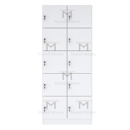 ARMÁRIO ESCANINHO 10 PORTAS CHAVE M274.B ORGANIZADOR MUNDI MOVEIS - 5