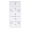 ARMÁRIO ESCANINHO 10 PORTAS CHAVE M274.B ORGANIZADOR MUNDI MOVEIS - 5