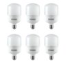 Kit 6 Lâmpadas Super Bulbo Alta Potência LED 20W 6500K Taschibra - 1