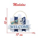 Ver imagem 2 de Porta Chaves Náutico Marinho Welcome