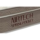 Ver imagem 4 de Cama Box Queen: Colchão Molas Ortobom SuperPocket Fort Airtech Spring + Base CRC Suede White(158x198
