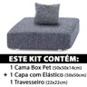 Cama Box Para Cachorro + Travesseiro - Caminha Pet - BF Colchões - 2