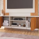 Ver imagem 7 de Estante para TV 60 Polegadas 100% MDF Ripado 2 Portas Chicago