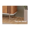 Ver imagem 6 de Estante para TV 60 Polegadas 100% MDF Ripado 2 Portas Chicago