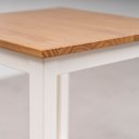 Ver mais imagens de Mesa Lateral em Madeira Maciça Yescasa Branco