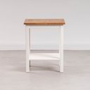 Ver imagem 5 de Mesa Lateral em Madeira Maciça Yescasa Branco