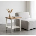 Ver imagem 1 de Mesa Lateral Madeira Maciça Vanilla Yescasa