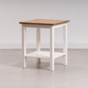Ver imagem 6 de Mesa Lateral em Madeira Maciça Yescasa Branco