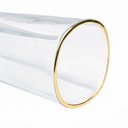 Ver imagem 2 de Jogo de Copos de Vidro Fio de Ouro Pisa 280ml 6 Peças - Hauskraft