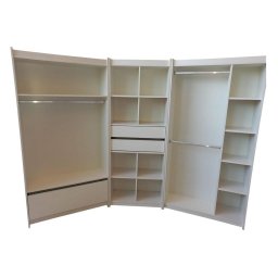 Kit Closet Modulado 100% Mdf Branco - Suprema Móveis - 1