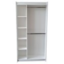 Ver imagem 3 de Kit Closet Modulado 100% Mdf Branco - Suprema Móveis