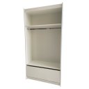 Ver imagem 2 de Kit Closet Modulado 100% Mdf Branco - Suprema Móveis