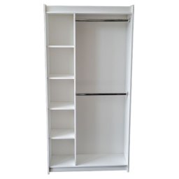 Kit Closet Modulado 100% Mdf Branco - Suprema Móveis - 3