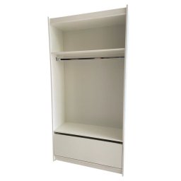 Kit Closet Modulado 100% Mdf Branco - Suprema Móveis - 2