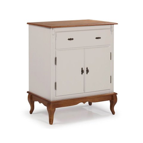 Balcão Buffet com 2 Portas e 1 Gavetas Pés Luis Xv 60629 Linz Móveis
