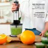 Mixer 3 Em 1 EOS EMX02 2 Velocidades 600W Inox com Preto 110V - 4