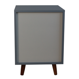 Mesa de Cabeceira 1 nicho 1 gaveta 400x550x400 Azul Sereno - Mdf Arauco - 3