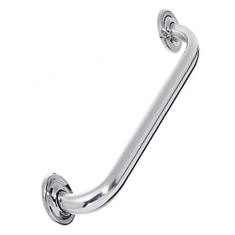 Alça Apoio Barra 50cm Inox Banheiro Cadeirante Deficiente Acessibilidade Idoso