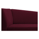 Ver imagem 5 de Recamier Valéria 185cm Lado Direito de Quem Senta Sala de Estar Suede Bordo - Incasa Decor