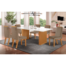 Mesa Imperatriz 180x90 6 Cadeiras Riviera - Lj Móveis - 1