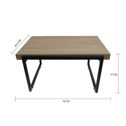 Mesa de Centro Multiúso em Metalon c/ Pezinhos Reguláveis - 2