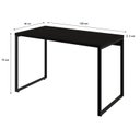 Ver imagem 6 de Conjunto com 10 Escrivaninhas Kuadra Estilo 120cm Industrial Preto Ônix