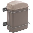 Ver imagem 1 de Lixeira de Cozinha Deslizante 8,8L de Embutir com Corrediça Lateral Giosul Cinza