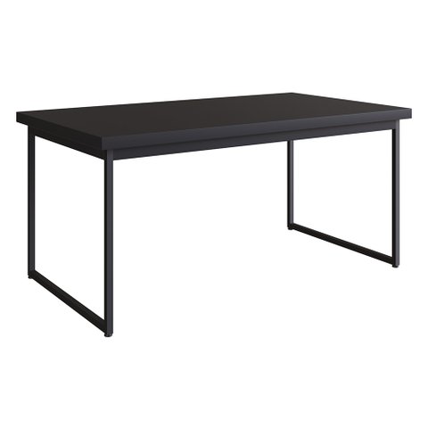 Mesa Oxford 160x90cm - Preta Mettamobili