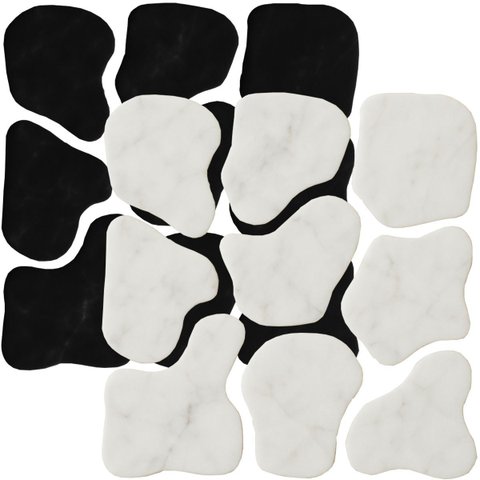 Kit 9 Formas Abs Concreto para Piso Orgânico Profissional