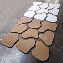 Kit 9 Formas Abs Concreto para Piso Orgânico Profissional - 4