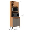 Ver imagem 3 de Torre Quente Forno E Micro 65Cm Francini Angelin Damasco