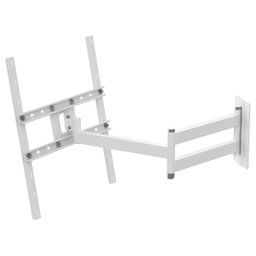 SUPORTE TV 10" a 56" BRAÇO LONGO VESA 400X400 4 MOV BRANCO - 1