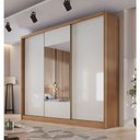 Ver imagem 1 de Guarda Roupa Casal - Medelim - Cumaru/fendi - Novo Horizonte