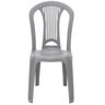 Conjunto 2 Cadeiras Bistrô de Plástico Polipropileno Atlântida - Tramontina 92013 - Cinza 92013/210 - 4