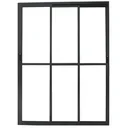 Ver imagem 1 de Porta de Aluminio Sacada 3 Folhas Móveis com Trinco Linha Leve:preto/2,10 X 1,50