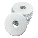 Ver imagem 2 de Arruela Aba Larga Galvanizada 1/4 80 Peças