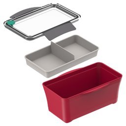 Marmita Pote Fit Urbana Tekcor 900 Ml Soprano Trava Vermelha - 4