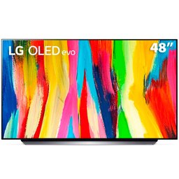 Smart TV 48 Polegadas LG 4K OLED48C2 Evo 120Hz G-Sync FreeSync HDMI ThinQ Google Alexa - 1