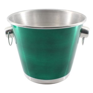 Kit 2 Baldes De Gelo Para Cerveja Em Alumínio 9 Litros