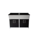 Ver imagem 1 de Gabinete Com Tanque 80 Litros Pedra Ardósia:Preto